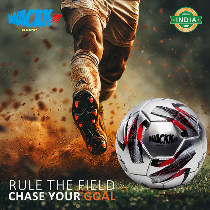 Whackk Kempes Football Silver Red