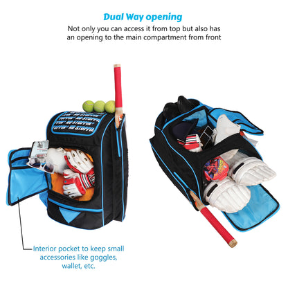 Blast Junior Cricket Bag 37L Black Blue