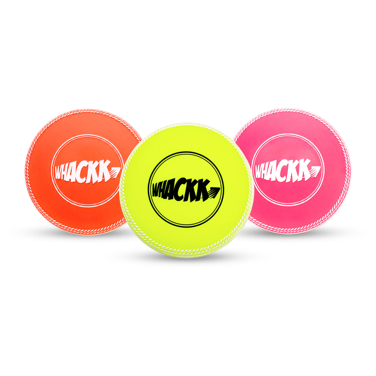 WHACKK I10 T-20 Wind Ball 72MM 120GMS Seasional Color Mix 3 | Synthetic Practice Cricket Balls | Swing Balls for Match, Training, Indoor, Outdoor & Street Cricket