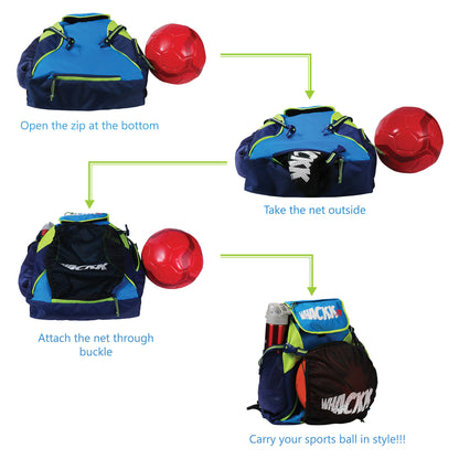 Storm Soccer Volleyball Basketball kit bag 19L Blue