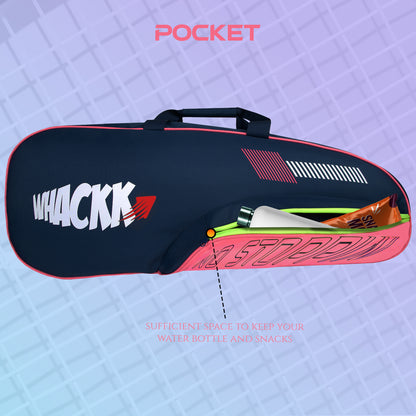 Rally Badminton Tennis Kit Bag 53L Pink Navy