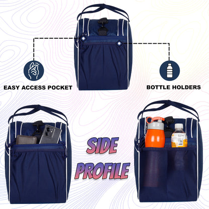 Roller Skating Kit Bag 36L Navy Blue