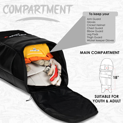Lara Cricket Kit Bag 72L Black