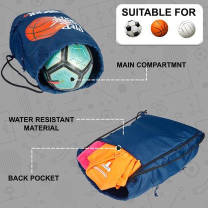 Blitz Soccer Basketball Volleyball Kit Bag 21L Blue