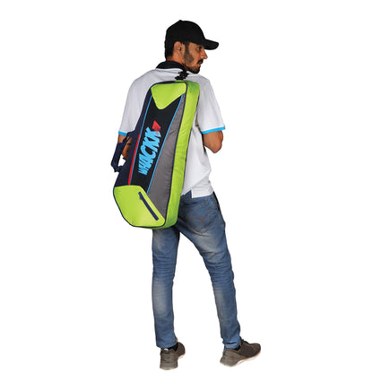 Break Point Tennis badminton squash kit Bag 23L Navy Blue F Green