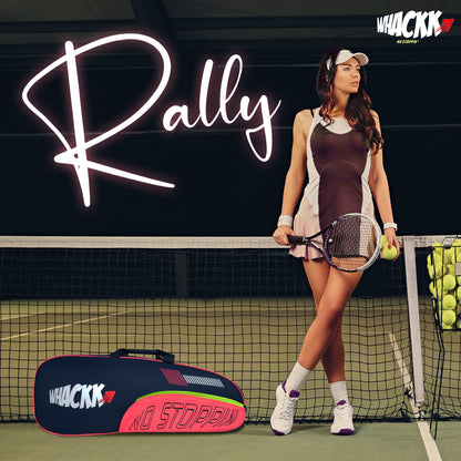 Rally Badminton Tennis Kit Bag 53L Pink Navy