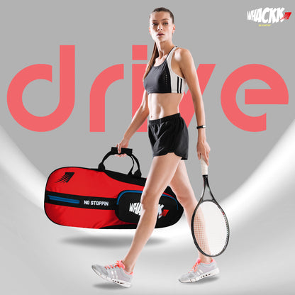 Drive Badminton Tennis Kit Bag 27L Red Black