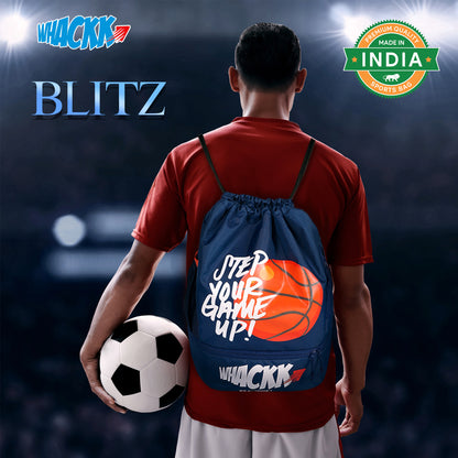 Blitz Soccer Basketball Volleyball Kit Bag 21L Blue