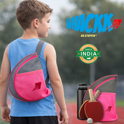 Twirl 5LPink | Unisex Table Tennis Equipment Bag | Tennis Case | Racket Case | TT Bag Cover |Ping Pong Paddle Case|Case Bag Double-Sided |Professional |Bat Protector Pouch |Travel