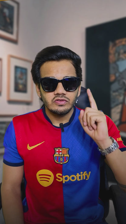 Whackk Pele Blue & White Football (Size 5) – 32-Panel Durable PVC Ball