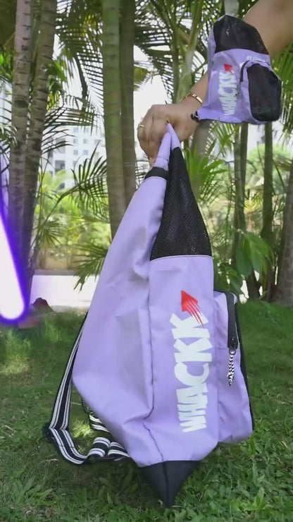 Aqua Grey Unisex Swimming Bag |Water Sports |Dry Bags |Wet Pocket |Accessories |Beach Bag |Storage Swim Gym Gears |Drawstring Backpack |Netball Backpack | Pocket for Cap and Goggles