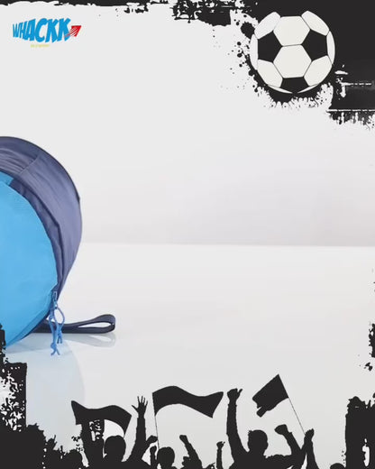 Kick Soccer Basketball Volleyball Kit Bag 15L Navy Orange