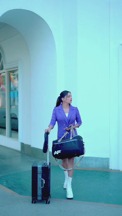 Whackk Graff Lavender Racket Sport Bagpack for Women | Stylish Sports Tote with Racket Compartment, Shoe & Clothes Storage | Lightweight Durable Shoulder Bag for Racket Sport Players